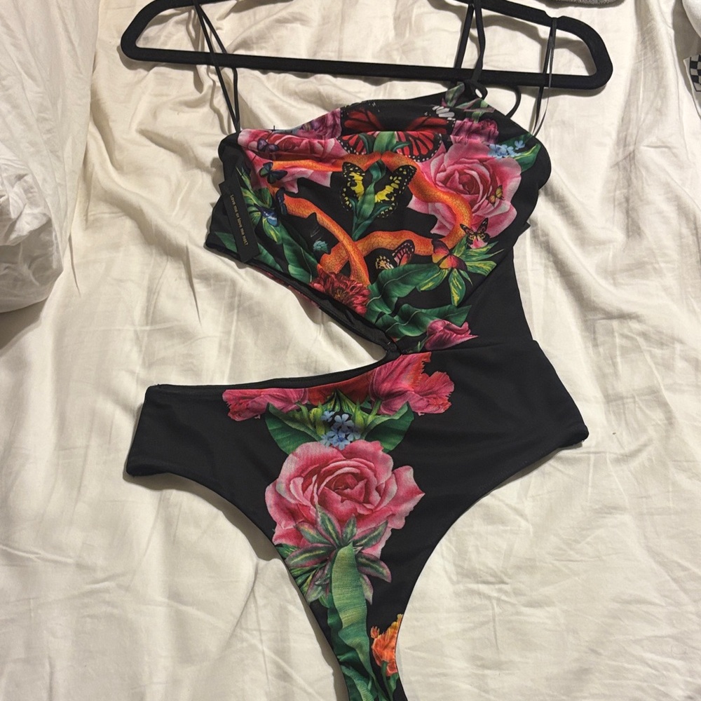 AFRM Vibrant Floral Kids One Piece